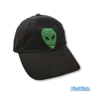 Alien Rhinestone Sparkle Hat Y2K Urban Outfitters Funky
